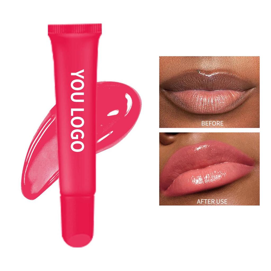 No Logo Colored Lip Peptide: Moisturizing Liquid Lip Gloss Oil