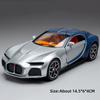 1:32 Tourbillon Atlantic Model Car Toy Openable Hood Exquisite Interior Vehicles Models Sound Light Supercar Collectible Item