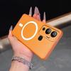 Frosted Semi Clear Magnetic Phone Case for infinix HOT 12 Play Soft TPU Shockproof Cover