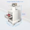 Mobile Ultrasound Cart for Ultrasound Imaging Scanner Medical Trolley Cart Beauty Storage Cart 110LBS Load for Clinic SPA Office