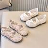 Frühling Sommer Mädchen Spitze Herzmuster Prinzessin Sandalen Flache Schuhe