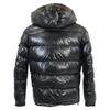 Moncler MAYA Pánska prešívaná bunda s kapucňou 1 čiernaPoužitá