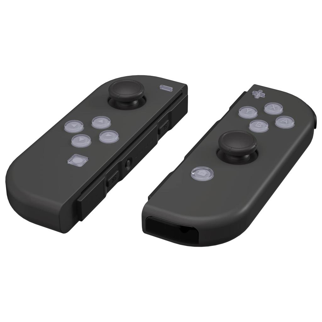 eXtremeRate Controller Jelly Action Face Buttons for Switch Switch OLED Symbols New Hope Gray Joy-Con ABXY, Direction, Home, Capture, + & - Buttons, &