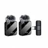 Mini Wireless Microphone Noise Cancellation Lapel Microphone Clip-On Microphone  Travel