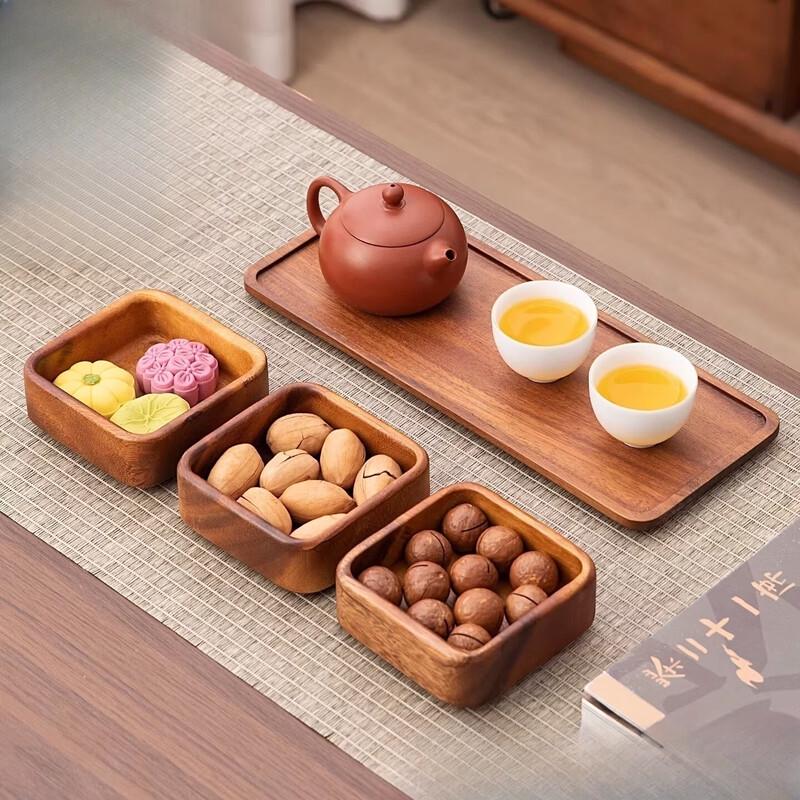 Japanese Style Wooden Snack & Nut Tray