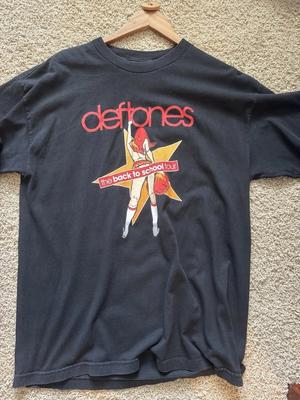 Maglietta Unisex Deftones Back To School Tour Vintage