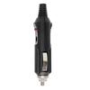1pcs Male Car Lighter Socket Plug Connector With Fuse Car-styling LED Red Indicator