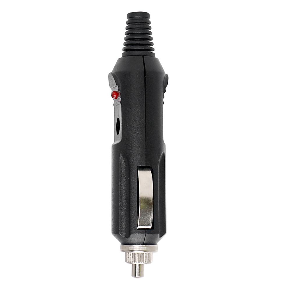 1pcs Male Car Lighter Socket Plug Connector With Fuse Car-styling LED Red Indicator
