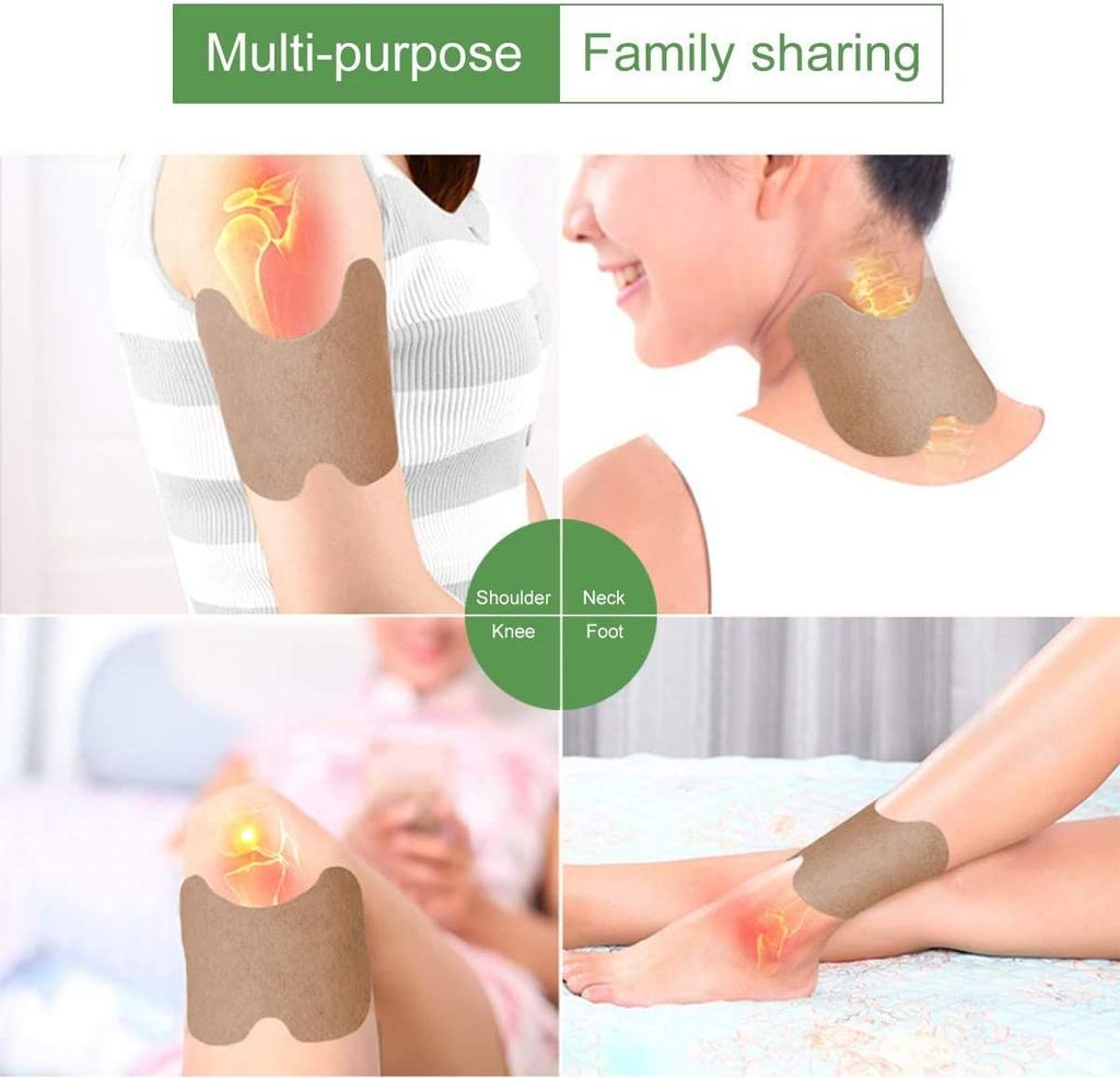 Knee Pain Relief Patch and Anti Inflammatory and Pain Relieving Patch for Knees, Wrists, Elbows, Neck, Waist