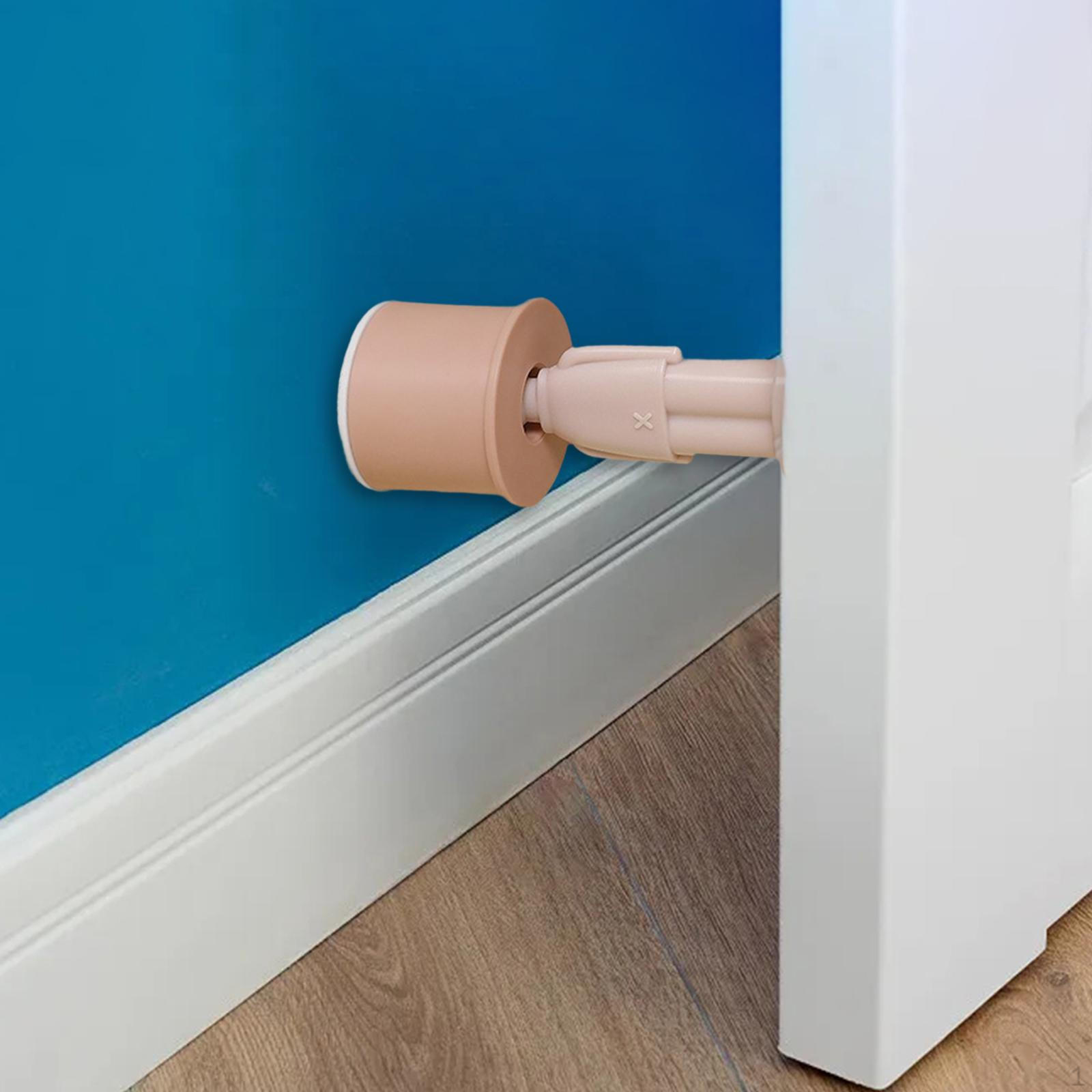 

Набор мягких силиконовых дверных стопоров для защиты стен и ручек Pink