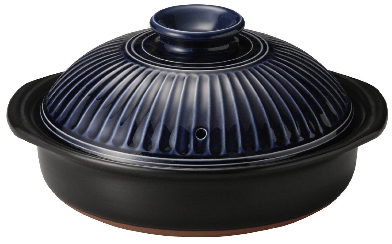 

Керамика Ginpo, глиняный горшок Kikuka, посуда Banko Ware 9 Lapis Lazuli For 4, глиняный горшок, который украсит ваш стильный открытый огонь (нет. / / люди)