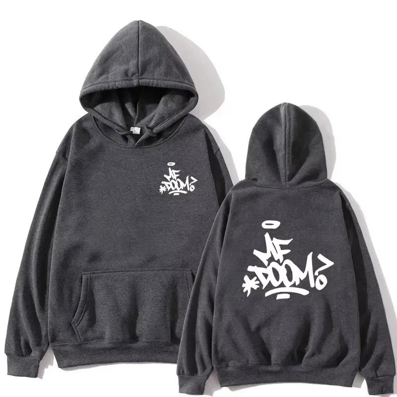 Spring and Autumn New Rapper MF Doom Madvilla Men's Hooded Hoodie Harajuku Women's Hip Hop Casual New Style