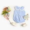 Summer Cotton Baby Bodysuit Newborn Cute Plaid Clothing for Baby Girls Sleeveless Princess Toddler Infant Bodysuits