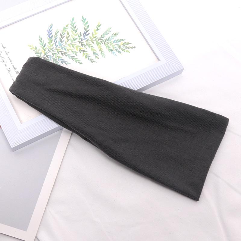 New Women Headband Wide Knitted Cotton Sport  Elastic Hair Bands Yoga Hairband Makeup Hair Hoop Vintag Headwrap Hair Accessories