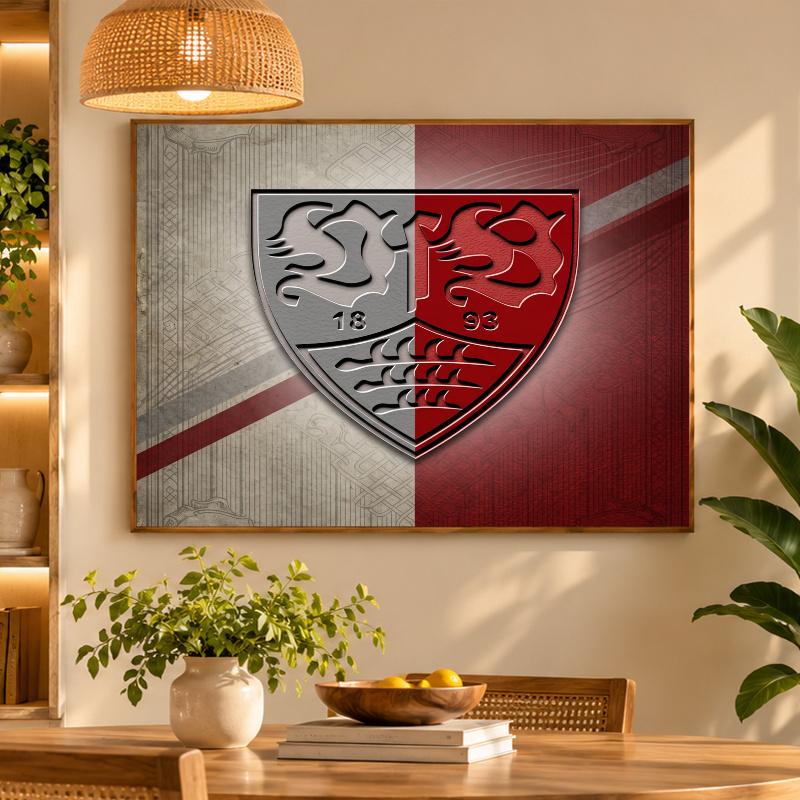 5D Diamond Painting VfB Stuttgart DIY Full Drill Diamond Art Kit Home Decoration