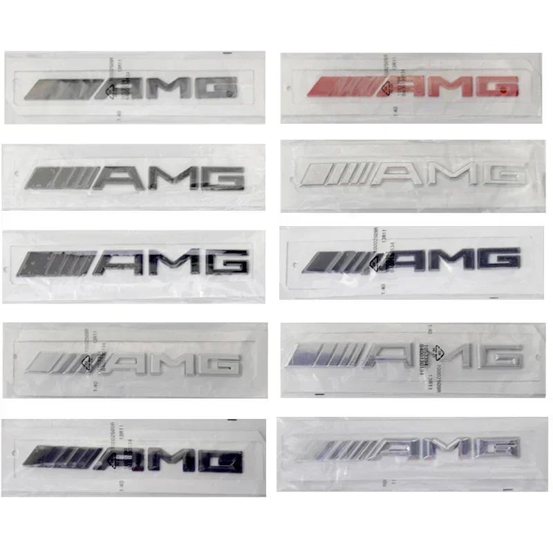 fcgqu8 New 2025 ABS Car Rear Trunk Emblem Sticker Accessories for Mercedes Benz AMG GLK GLA ML CLS CLA W203 W124 W204 W221 W220 W205 W2