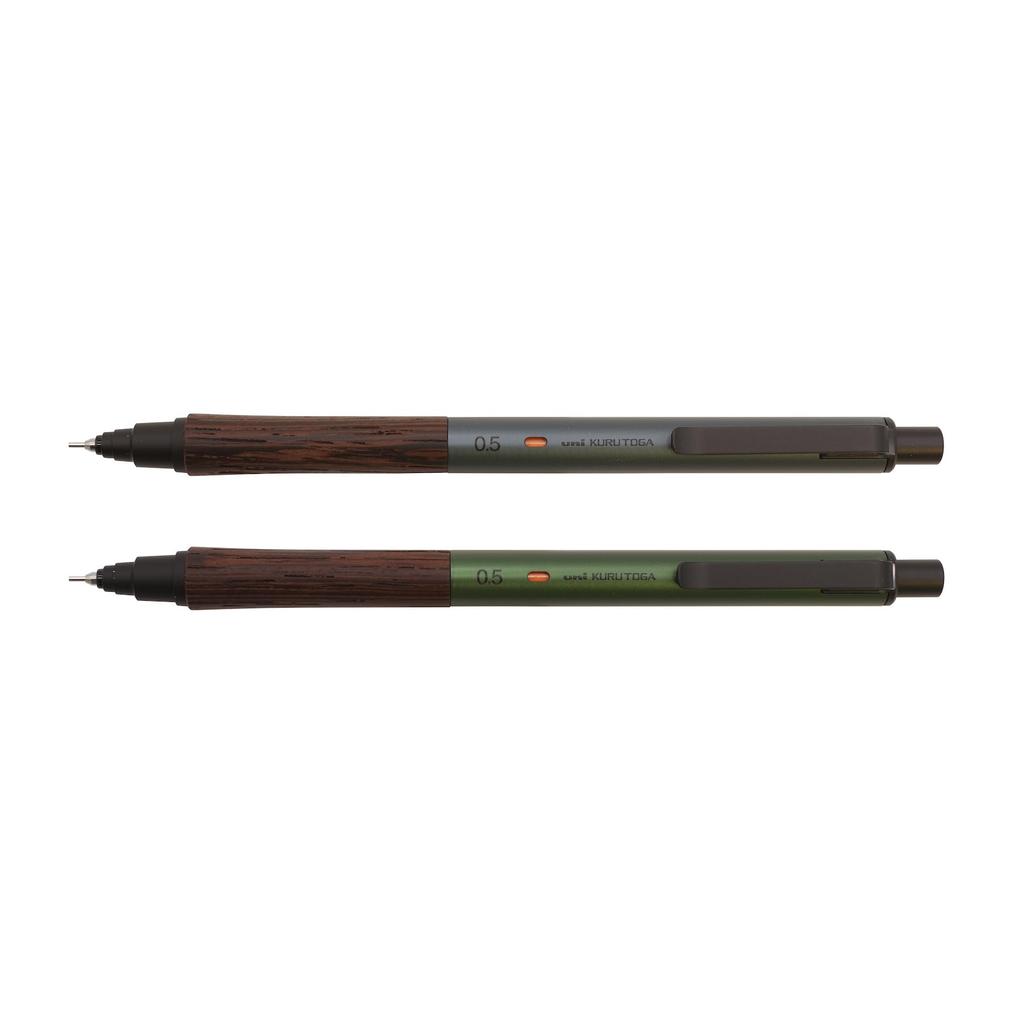 Kuru Toga Wood Mechanical Forest Pencil, 0.5mm, Green, M5KW1P.88
