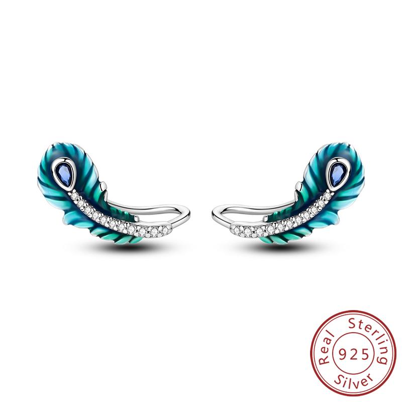 925 Silver Earrings Starry Pearl Devil Eye Simple Drop Stud Hoop Earrings for Women Girl Fashion Jewery Accessories