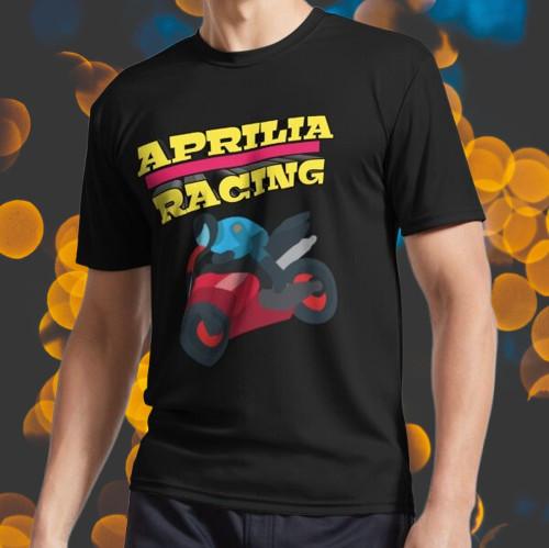 New Aprilia racing Active TShirt Logo Men#039;s Tshirt funny size S to 5XL Unisex T-Shirt S