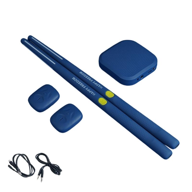 Portable Pocket Drum Motion Sensing Electric Air Drum With Drumsticks Virtual Air Drum for Beginners Kids Enduring