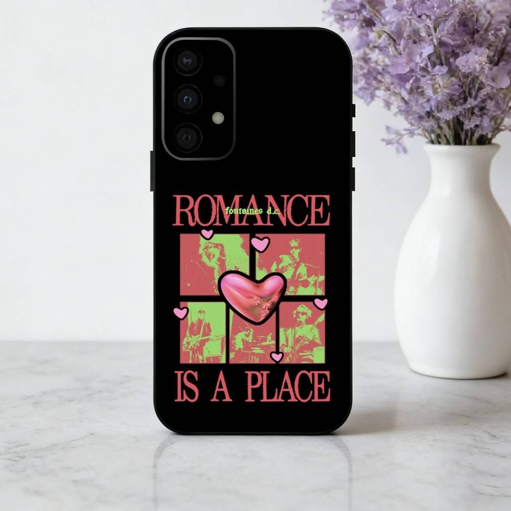 F-Fontaines D-DC R-Romance Phone Case For Samsung Galaxy A73,A72,A71,A70,A53,A52,A51,Soft Silicone Black Cover