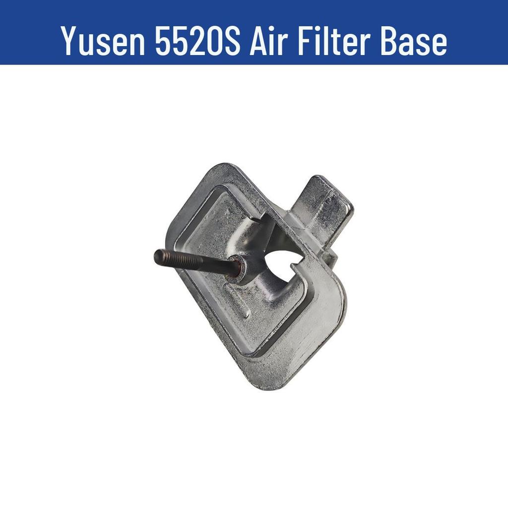 Yusen Chainsaw 5520 Parts: Cylinder, Carburetor, Clutch, Drive Disc, Pull Starter, Ignition Coil, Air Filter.
