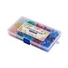 15colors 450pcs Glass Charms Spacer Beads for Bracelets Jewelry Making Accessory 8mm Beads