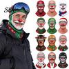 Gesichtsdruckmaske Weihnachten Skimaske, Winter Realistische Sturmhaube für Herren Thermische Abdeckung Damen, Winddicht Ganzkörper Radfahren Reiten Snowboarden Kopf