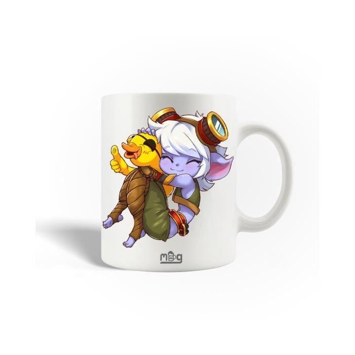 Ceramic Mug - League of Legends - Tristana - 30cl - Dishwasher Safe - White