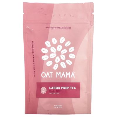 Oat Mama, Labor Prep Tea, Peach Berry, 14 Tea Bags, 32g