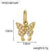 CARLIDANA Classic Stainless Steel Zircon White Shell Butterfly Charms Dragonfly Pendant for Children's Womens Jewelry Making