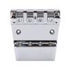 Silver Bass Bridge Metal Saddle Bridge Premium Bass Guitar Bridge  For Guitar Repair