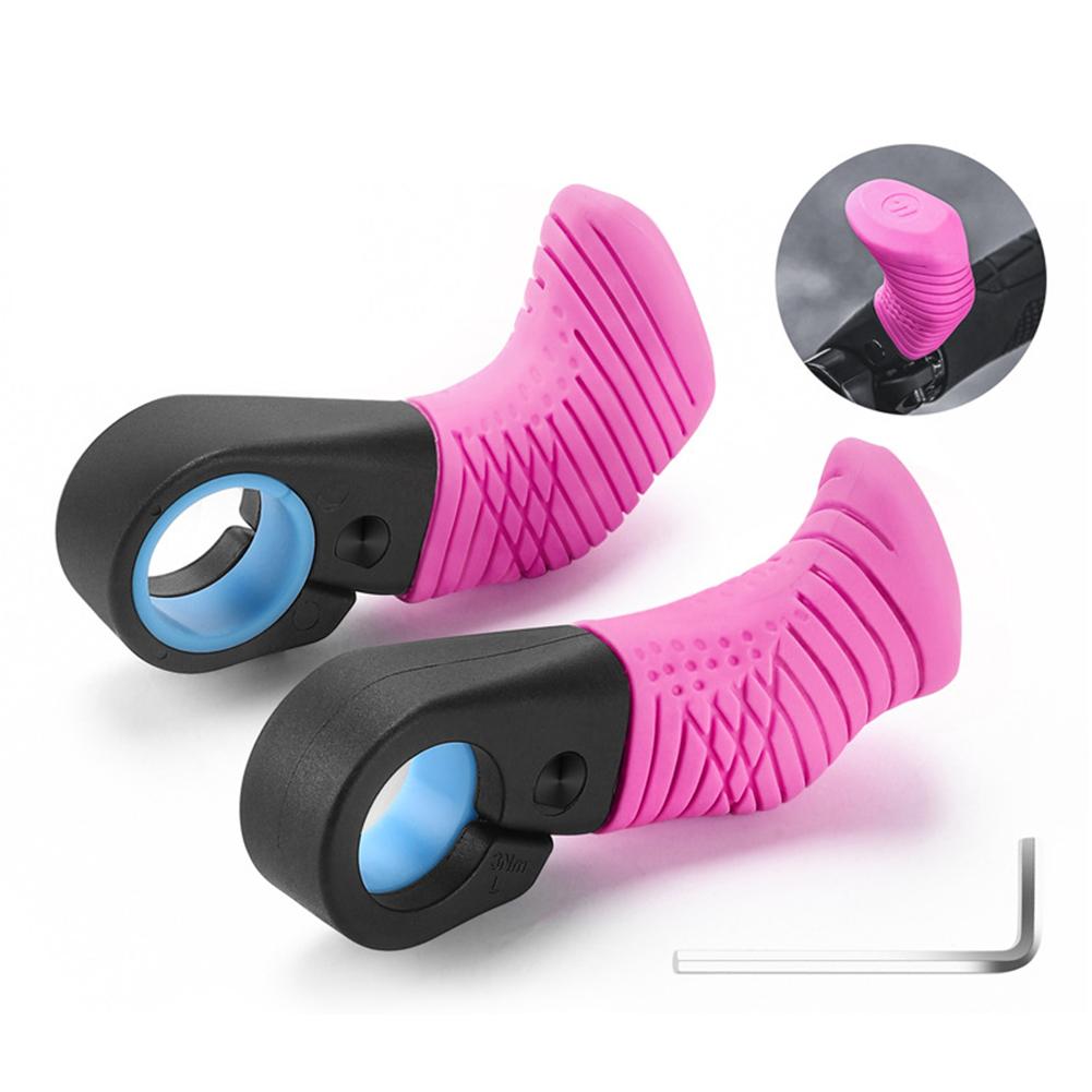 1 Pair Mountain MTB Bicycle Bar Ends Ergonomic Mini Thumb Grips 22mm Mountain Bike Handlebar Nylon Inner Bar Cover Cycling Parts