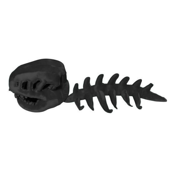 Accessori Pet Trick or Treat Costume Scheletro di Dinosauro Gatto, Outfit con Cappuccio Peluche, Costume Carino Spaventoso Leggero per Gattini Abbigliamento Halloween per Gattini