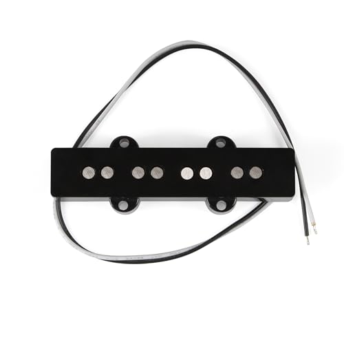 FLEOR Alnico 5 Open Stye J Bass Pickup Neck + Bridge Pickup Set Fit 4 String Electric Bass Guitar Part