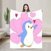 Pudgy Penguin  Merch Blanket Ultra-Soft Fleece  Throw Blankets Relax Bedding Throws