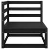 VidaXL Garden Lounge Set 2 Pcs with Cushions Patio Furniture Outdoor Furniture Garden Furniture Patio Furniture Black 805749