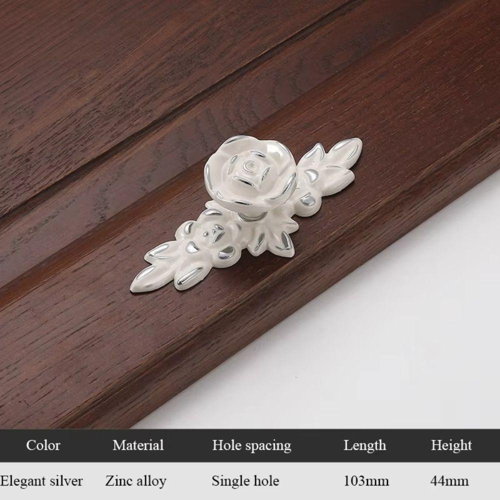

Antique Style European Rose Style Cabinet Handles Zinc Alloy Bronze Finish Door Pulls Wardrobe Pulls Furniture Door