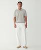 MAN ON THE BOON Textured Short Polo_Grey 4716113024
