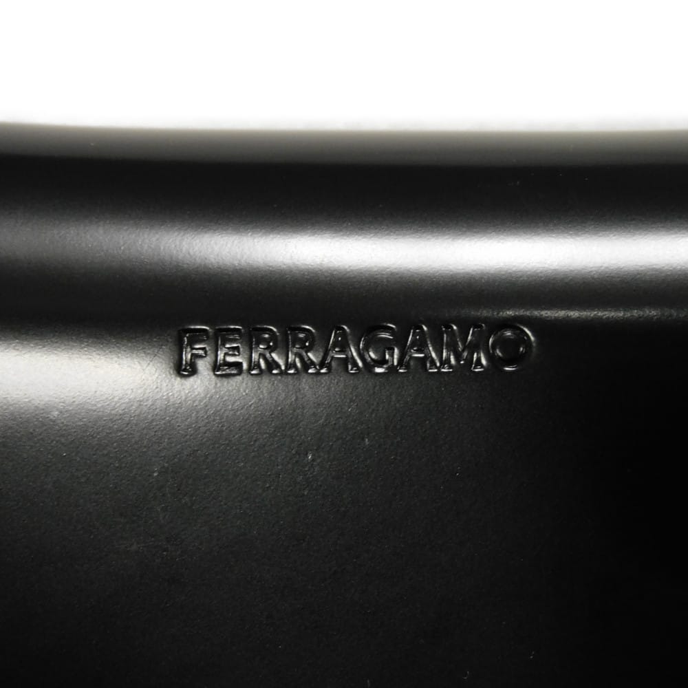 Used Gancini Pochette 9896 661170 7921 Card Case 2-Way Pouch RFID Unused New Logo Black Unisex from Japan AUTHENTIC