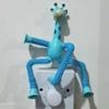 Teleskop-Saugnapf-Giraffe-Spielzeug, sich ständig veränderndes Giraffen-Lernspielzeug zum Stressabbau, interaktives Eltern-Kind-Dekompressionsspielzeug mit Licht