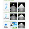 Solar Outdoor Led Courtyard Wall Lamp With 3 Mode Waterproof Motion Sensor Security Lighting Street Lights for Garden Patio Path