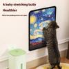 Space-Saving Cat Scratching Post Wall-Mounted Claw Play Cat Scratching Board Oil Painting Scratch-resistant Cat Scratching Mat