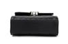 Chanel 23P Kelly Bag Black Grainy Cowhide Perforated Handle Gold Chain Flap Crossbody Handbag Women Bag