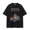 Led Zeppelin T-Shirt, Weicher Stoff, Lässige Alltagskleidung