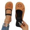 Women Summer Casual Hollow Out Breathable Slip On Sandals Lightweight Soft Sole Comfortable Outdoor Shoes for Daily Wear