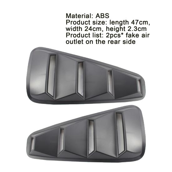 Excellent Window Louvers Scoops Robust Anti-corrosion Modified Parts