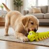 Latex Dog Chew Toy Caterpillar Shape Dog Grinding Teeth Stick Pet Squeaky Toy  Outdoor