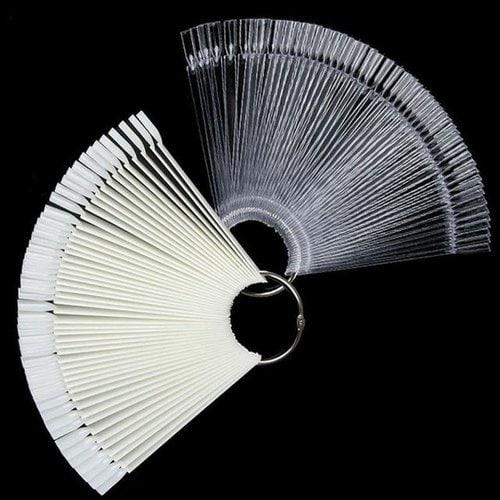 Nail Color Chart Stick 100 Pieces Stick Nail Art Color Chart (WB98671)