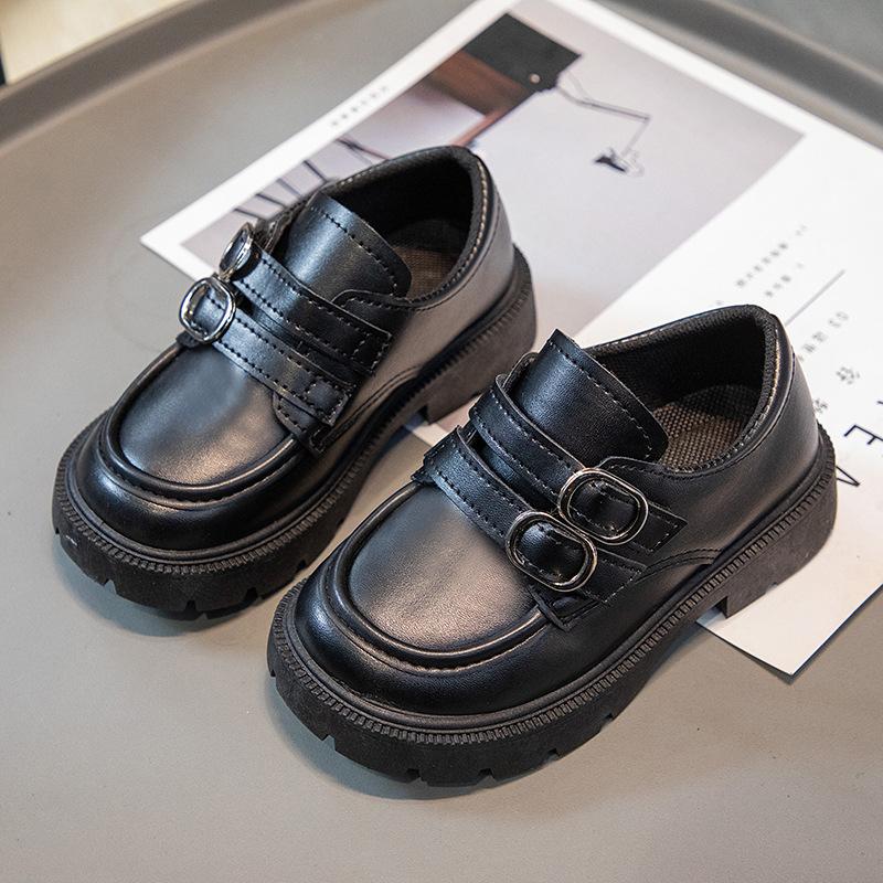 Spring and Autumn New Children's Performance Shoes Girls Soft Sole Comfortable Wear-resistant Leather Shoes